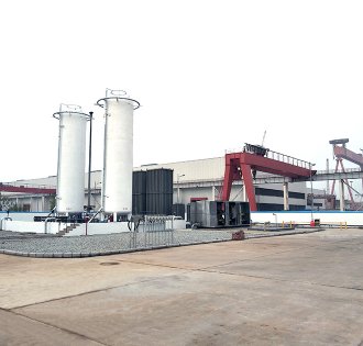 Offshore oil and gas station